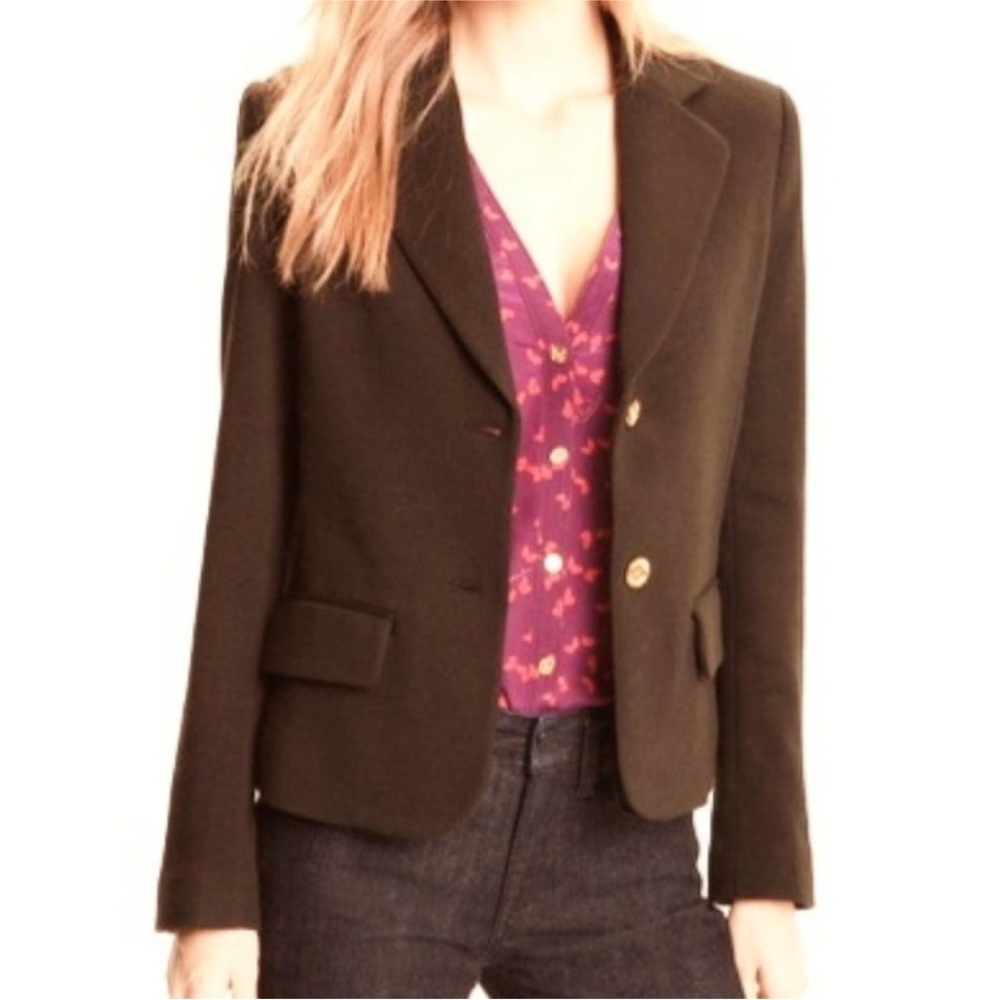 Tory Burch Beverly Knit Wool Blend Blazer Women’s Size Large